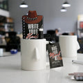 BespritGift Wholesale Personalized DIY Nose Mug Gift Set Stoneware Coffee Cup & Pen Kit Mens Gift Set for Birthday Fathers Day