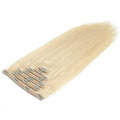 Inice Double-Drawn Virgin Remy Clip Human Hair Extensions Variety Dark Brown Ash Blonde Colors Raw Indian Cambodian Clip-In Hair