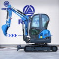 China Rippa Excavator Factory Home Mini Crawler Excavator 2 Ton 3.5Ton With Kubota Engine and CE/Euro/EPA