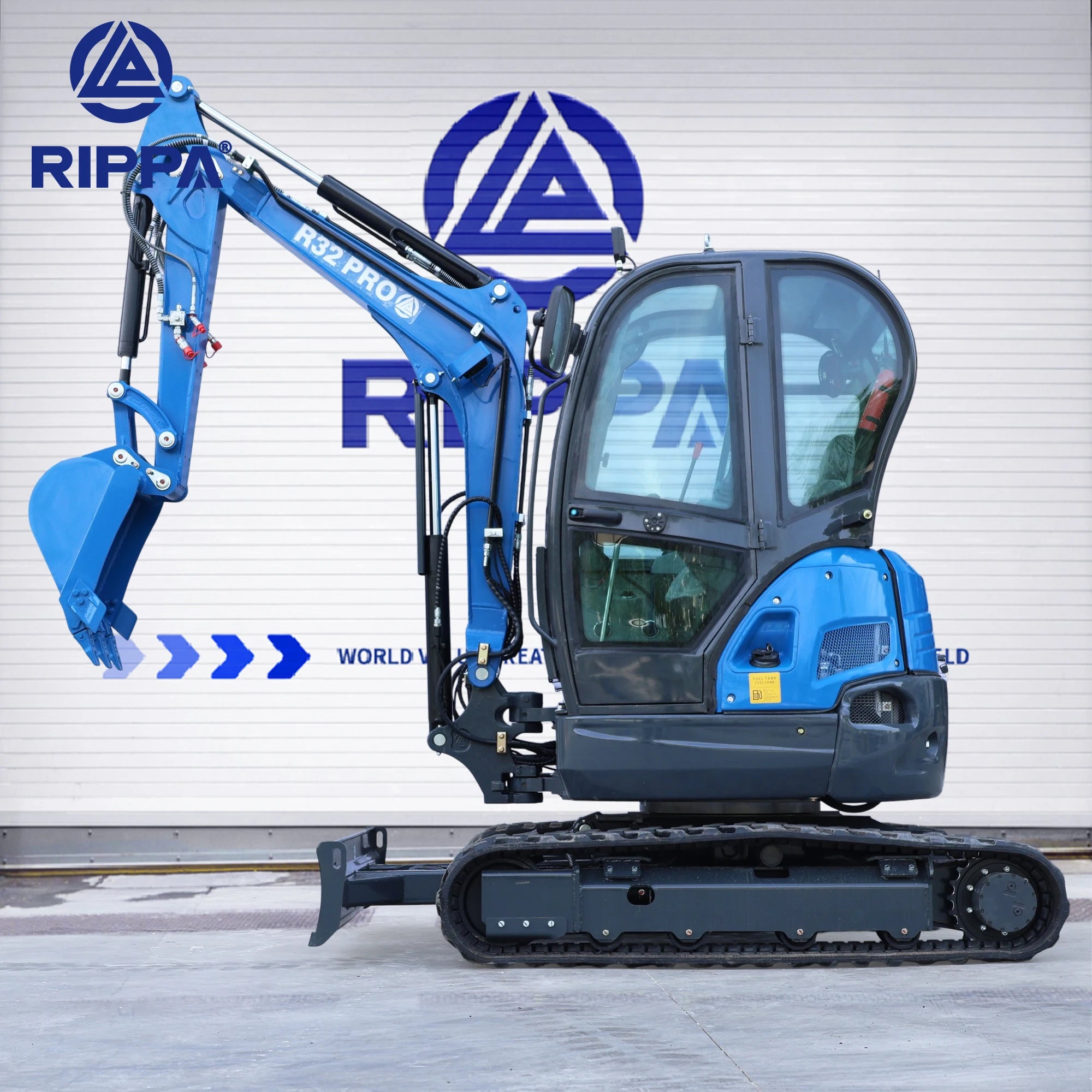 China Rippa Excavator Factory Home Mini Crawler Excavator 2 Ton 3.5Ton With Kubota Engine and CE/Euro/EPA