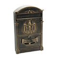 Hot Sale Apartment Casting Aluminum Box Metal Mailbox Wall Mounted Letterbox Post Vintage Box