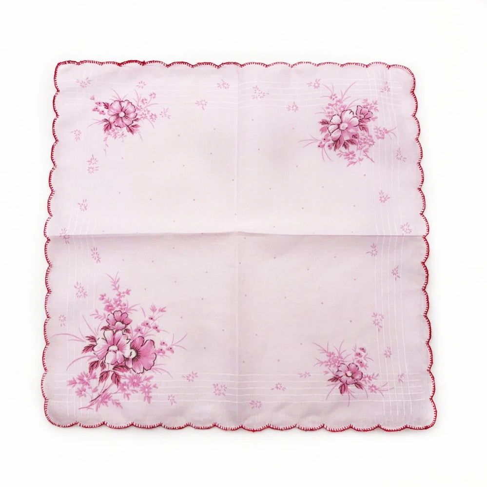 Handkerchief 100% Cotton for Women Wedding Gift Handkerchief Makeup Beauty Accessory