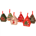 Christmas eve Decorations House Shapes Tinplate Box for Gift Candy Cookie Chocolate Tin Packaging Box