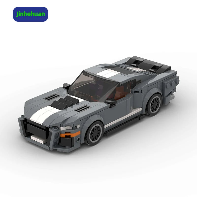 Car Model New Products Kids Toys Kit Diy Mini Plastic Brick Paper Instructions Sports Cars Abs Building Blocks Set for Boys