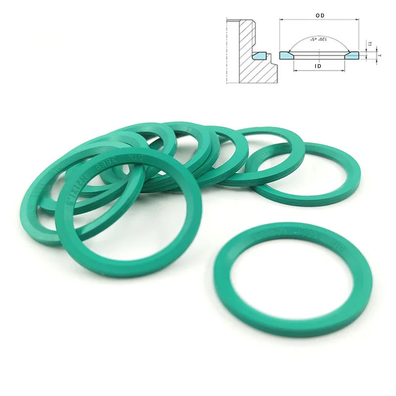 Kairuite China Hydraulic Press Seal Ring DIN3869 Standard with NBR FKM EPDM New Category Product for Seals Standard Model