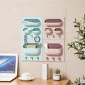 HelloWorld Plastic Self-adhesive Kitchen Refrigerator Fridge Storage Rack Organizer Cleaning Sponge Vegetable Fruit Home Kitchen Supplies