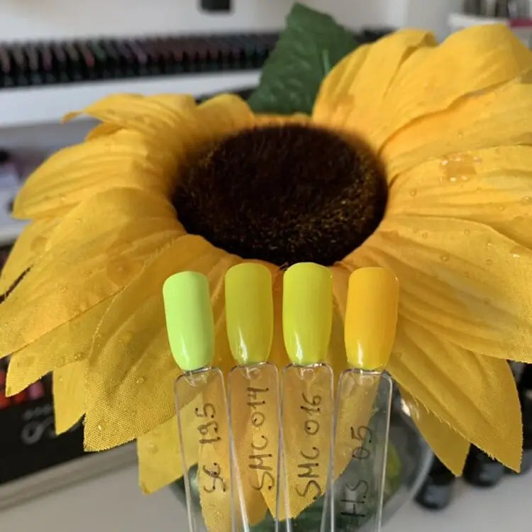 Mixcoco Hot Selling Mustard Yellow Youth Series 15ml UV Gel Polish with Vibrant Color and High Gloss Finish
