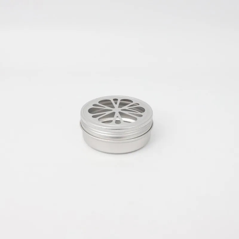 150ml Hollow Aluminum Box Air Freshener Solid Balm Cans With Screw Cap