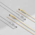 DIY Handmade Adjustable Silver Plated Anniversary Children's Box Chain Preservation Character Accessories Jewelry Findings