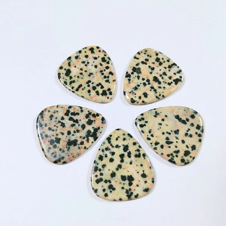 DIY Custom Dalmatian Jasper Guitar Accessories Picks