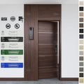 Dominican Standards Flush Hotel Door With Wall Panel Decoration Interior Fire Rated Doors for Hotel Fire Rate Wood Door Hotel