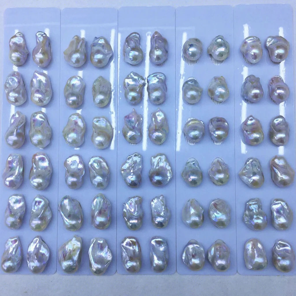Zhuji Cultured Wholesale  Natural Baroque Pearls A-3A  White pink Purple Freshwater Pearl Loose Baroque Beads for Ring 9mm~20mm