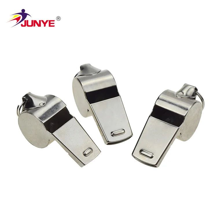 Manufacture Price loudest Survival Whistle with Metal Keychain Rings Distress Whistle