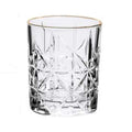 Engraved clear Water Beer Juice Glass Cup with Phnom Penh Rock Scotland Whiskey Glass for Bars