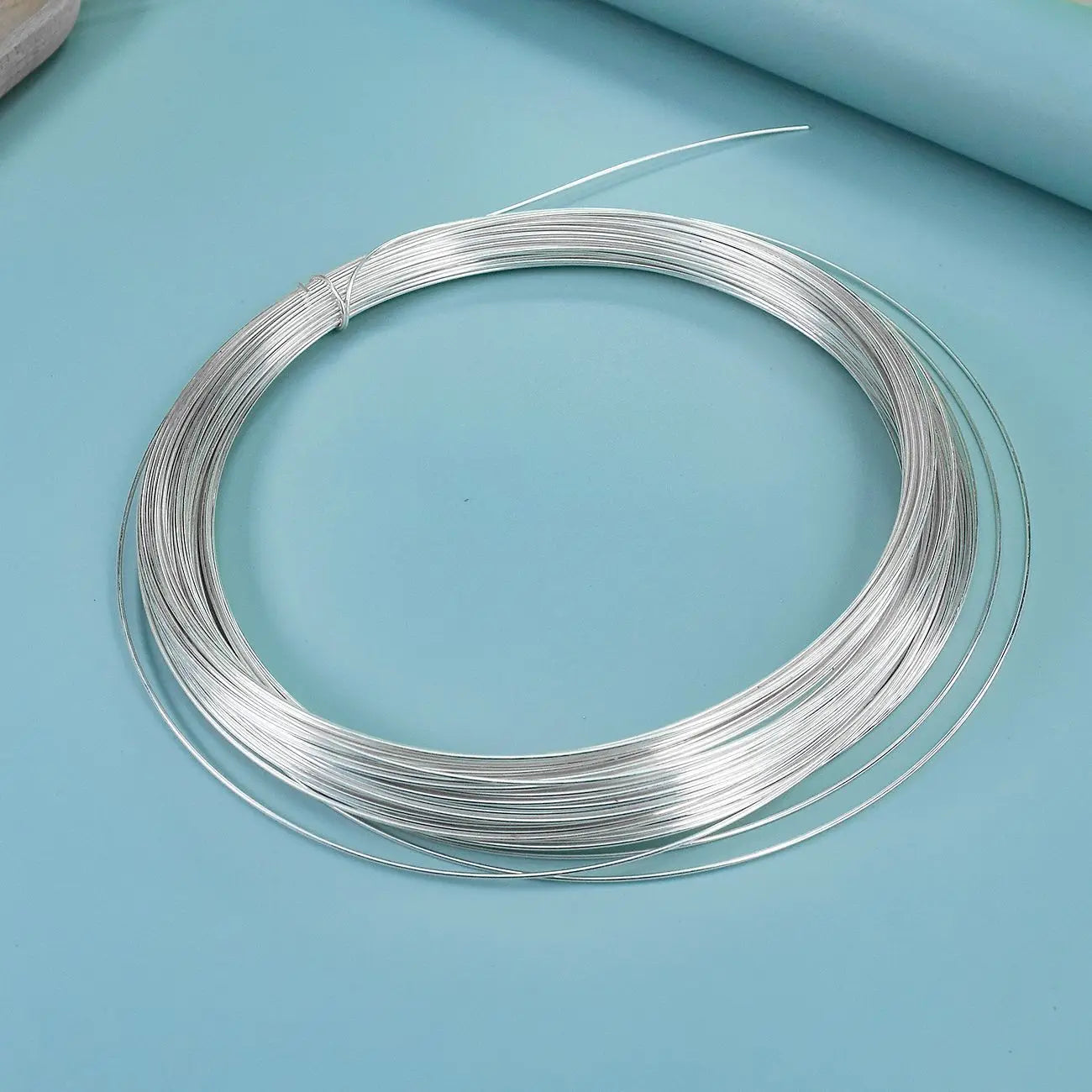 Wholesale DIY 99.9% Sterling Silver Wire for Fashion Jewelry Making Different Size for Choice Silver Color 1892169