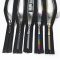 Meetee KY921 8# 80cm DIY Sewing Kit Garment Accessories Triangular Tooth Zip Eco-friendly Zippers Open-end Resin Zipper