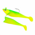 11.7cm/47g 12cm/53g Soft Lure Artificial Soft Bait With Hook Fork T Tail Fishing Lure Soft Plastics Fishing