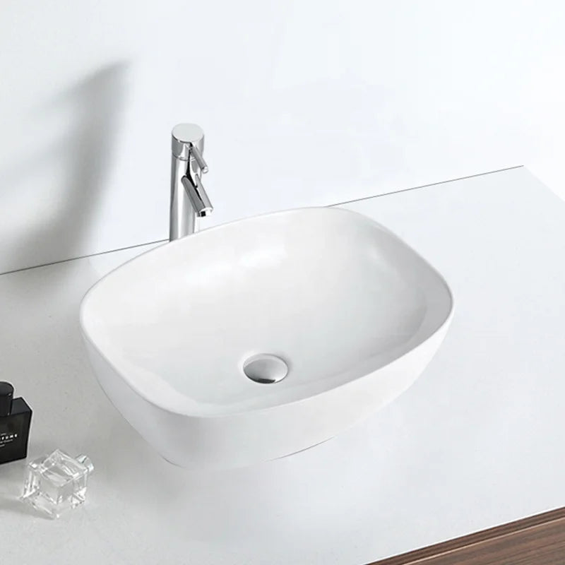 Ceramic Modern Porcelain Hand Wash Basin Counter Top Antique Art Basin
