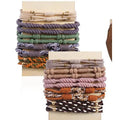 High Quality Custom Elastic Boho Bracelet Women Ponytail Hair Bands Thick Black Hair Ties Hair Accessories