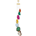 Crystal DIY Agate Slice Wind Chimes 7 pieces Home Decor