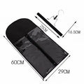 Hair Extension Hanger Double Side Anti slip Portable Suit Bag Polyester Zipper Protective Wig Bag
