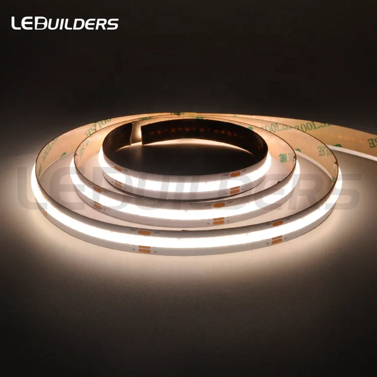 COB Copper LED Strip Lights 810lm 4000K Linear Lighting 16.4ft (146leds/ft) USB DC24V/45W CRI>90