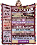 Amity Custom Print Flannel Blanket I Love You Mom Throw Blanket  for Women Mom Gifts for Birthday Mothers Day Birthday Gifts