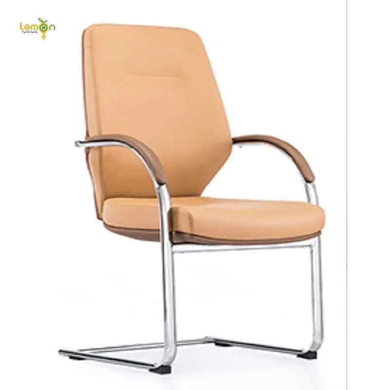 Modern Luxury Comfortable Seating Middle Back New Design With Armrest Leather Chair Office