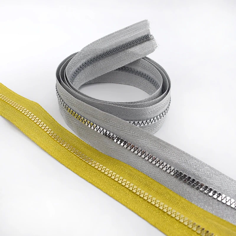 Deepeel KY438 Clothing Sewing Accessories Down Jackets Coat Zip Roll Gold Teeth 5# Coil Resin Zippers