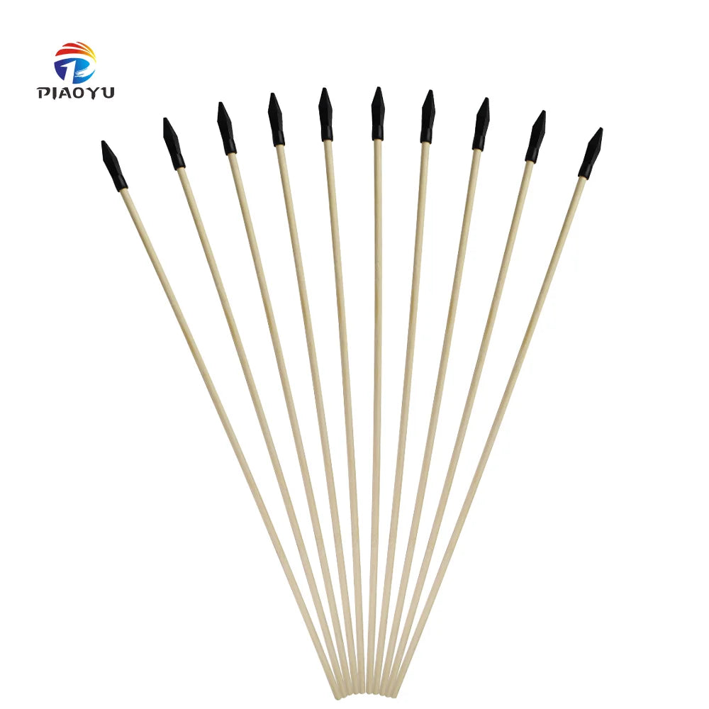 PIAO YU New 20 Handmade Bamboo Arrows Shooting Accessories Outdoor Light Luxury Shooting Competition Accessories