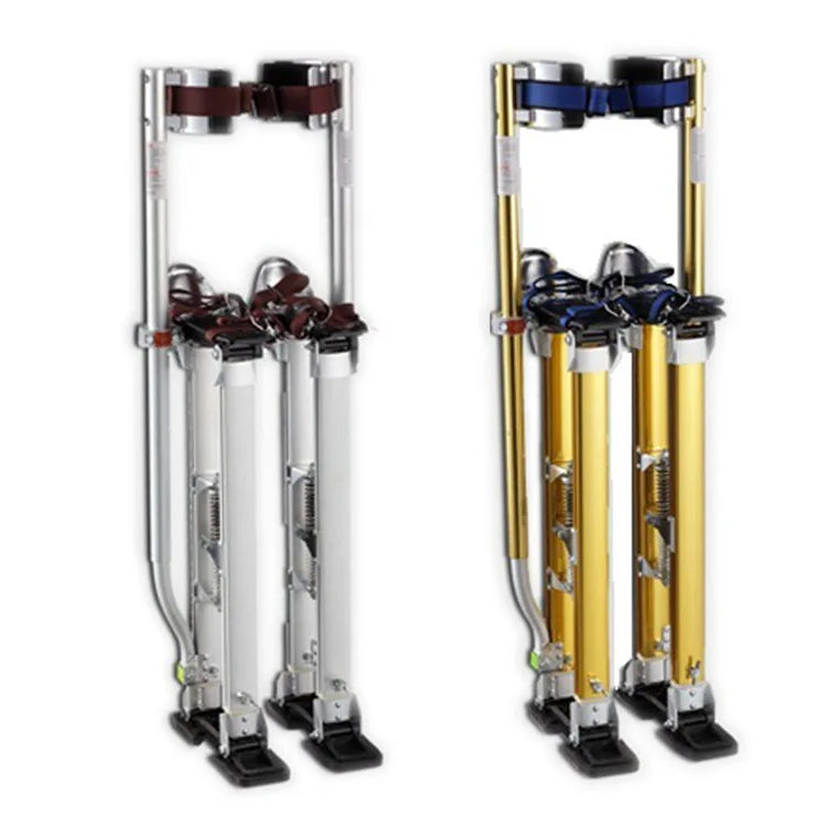 Aluminum Adjustable Tool Drywall Stilts 24"-40" for Taping Painting Painter Decoration