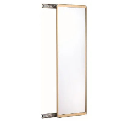 Custom Aluminum Alloy Iron Frame Modern Design Wall-Mounted Full Length Dressing Pull Out Wardrobe Mirror