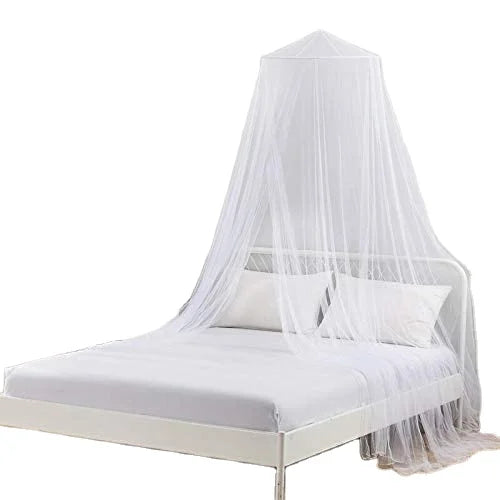 Princess Round Hoop Sheer Bed Canopy Hanging Curtain Netting Mosquito Net for Home King Size Beds for Children's Camping