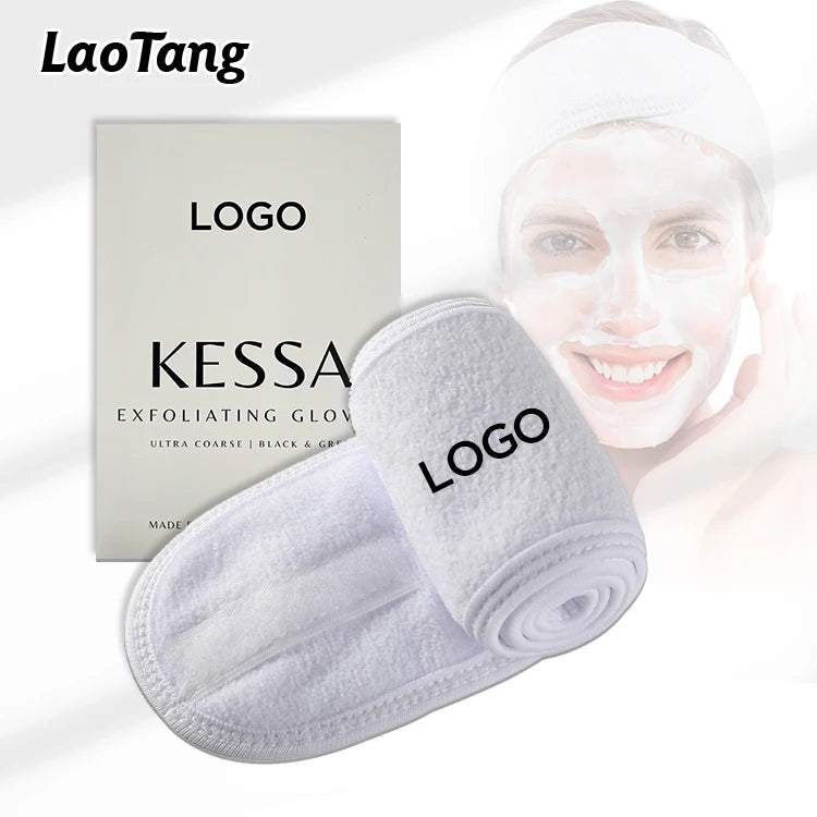 Oem Microfiber Stretch Shower Sport Yoga Makeup Hairband Women Cosmetic Wrap Bath Facial Headband Spa