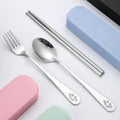 Best Selling Product Camping Stainless Steel  Flatware Set Fork Knife and Spoon Set