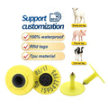 JCET010 Blank Customize logo Nfc Ear Tags Pig/cattle/goat Ear Tag MegaBDM