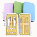 Gmagic Professional 7 in 1 Nail Clipper Set with Box & Case Cuticle Grooming Kit for Manicure & Pedicure