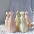 Girl's Dress Candle Mold Wedding Dress Silicone Mould Soy Wax Valentine's Day Gift Idea Home Decor Wedding Gift