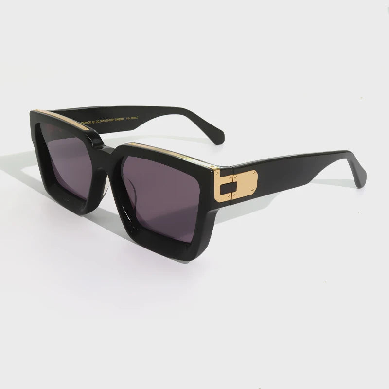 Custom logo Fashion Brand Designer Jmm Glasses Square Oversized Luxury Sunglasses Mazzucchelli Acetate L-v Jmm Sunglasses Women