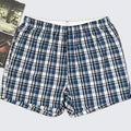 Custom Summer Wholesale Men's Breathable Underwear Boxer Cotton Striped House Wear Stretch Waistband Woven Casual Shorts