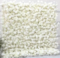 White Artificial Rose Backdrop Props for Wedding Party Christmas Graduation New Year Mother's Day Decorations Flower Wall