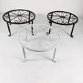 Flower Pot Table Holder Ideal for Home Garden Decor Great Gift for Plant Lovers  Plant Stand Garden Table Outdoor Furniture
