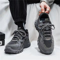 New Breathable Mesh Shoes for Men's Work Sports Safety Shoes Labor Protection Work Site Anti-slip Daddy Shoes