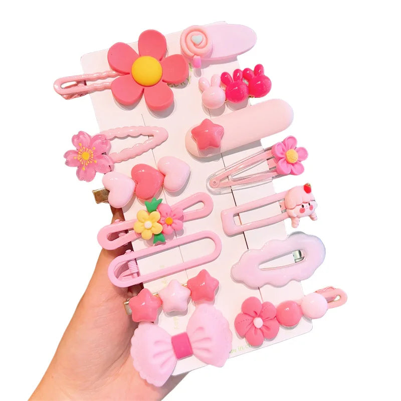 Children's Hairpin Hair Clip Baby Side Bangs Clip Girl Cute Hairpin Headdress