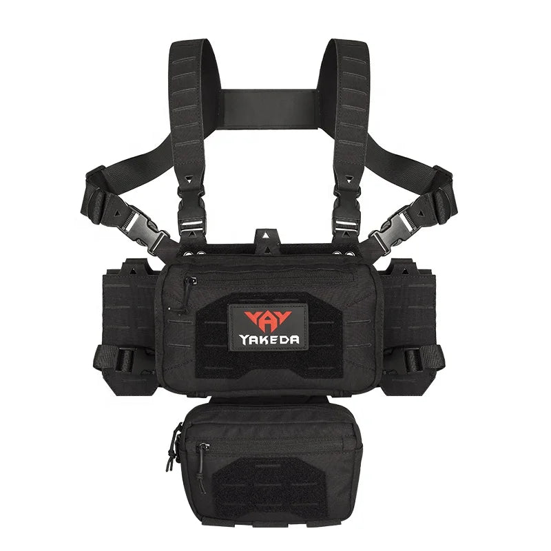 YAKEDA New Fashion Nylon Crossbody Harness Vest Conceal Tactical Chest Rig Bag