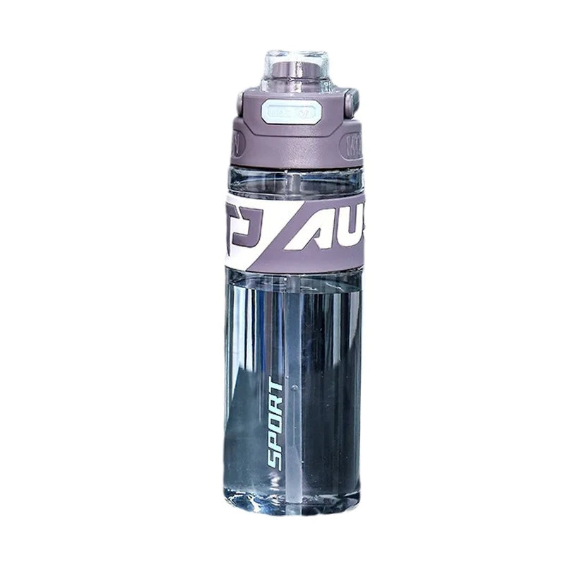 Outdoor Portable Water Bottle With Straw New 750Ml Plastic Cup Sports Travel Straw Cup Student Water Bottle With Scale