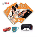 Inkjet Printing Transparent White Water Slide Transfer Paper A3 A4 Custom Size DIY Craft Mug Glass Metal Ceramics Application