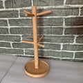 Bamboo Living Room Kitchen Desktop Coffee  Cup Mug Storage Tree-Shaped Rack