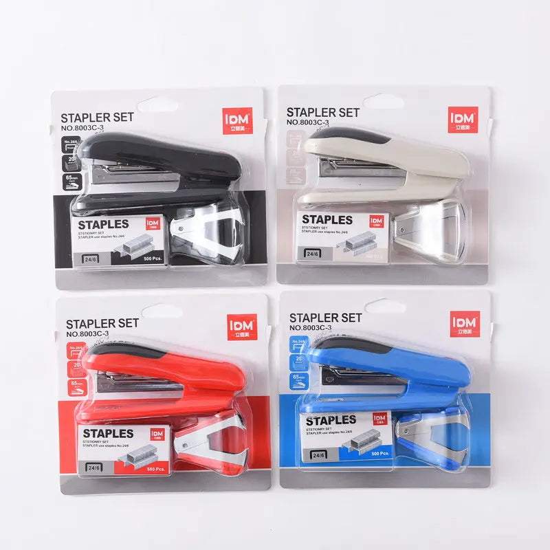 Stapler Set Built in Stapler Staples Staple Desktops Stationery Office Supplies School Stationery Metal Desktops Office Stapler