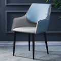 Factory Furniture Wholesale Nordic Restaurant Chair Household Simple Backrest Stool Steel Leg Leather Casual Dining Chair